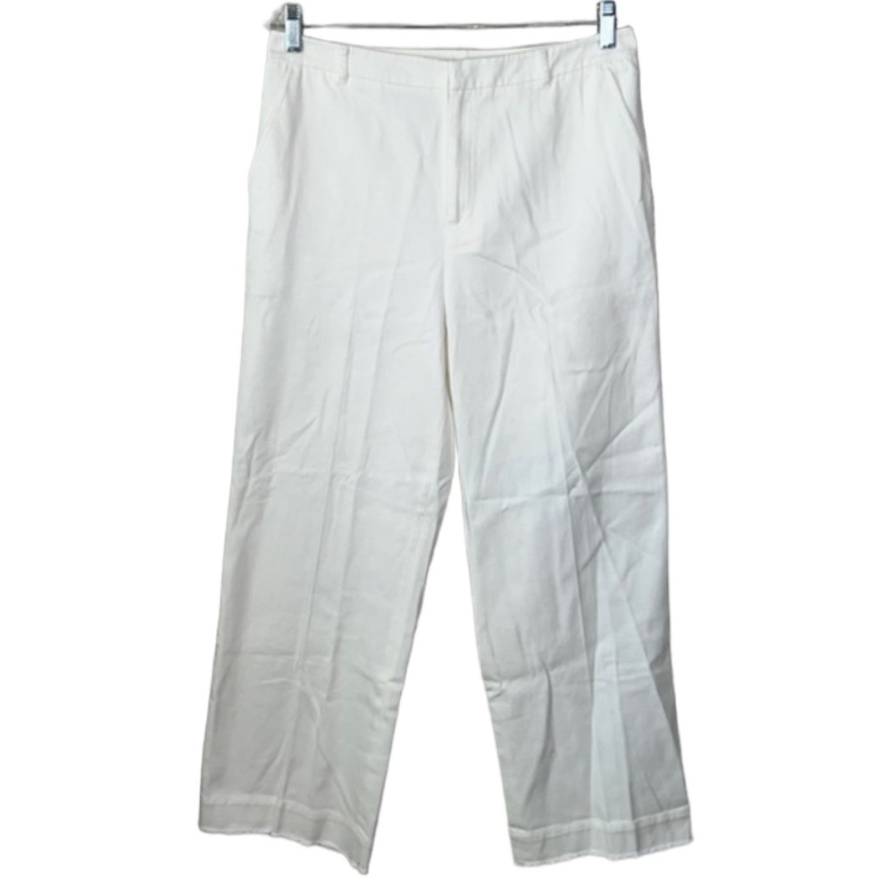 ATM  Cream cotton wide leg Trousers